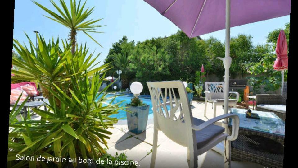 Suite-Junior -Villa Helene - Montpellier Sud - Aeroport- Piscine Privee-2Mn Des Plages Pérols Zewnętrze zdjęcie